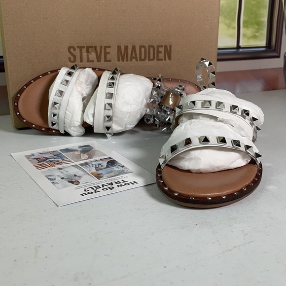 Steve Madden Women's Travel Clear Sandal - Picture 4 of 4